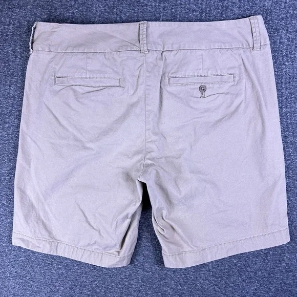 J. Crew Frankie Shorts Womens 10 Beige Khaki Dress Chino Golf Stretch‎ Fit36x9 - Picture 2 of 8